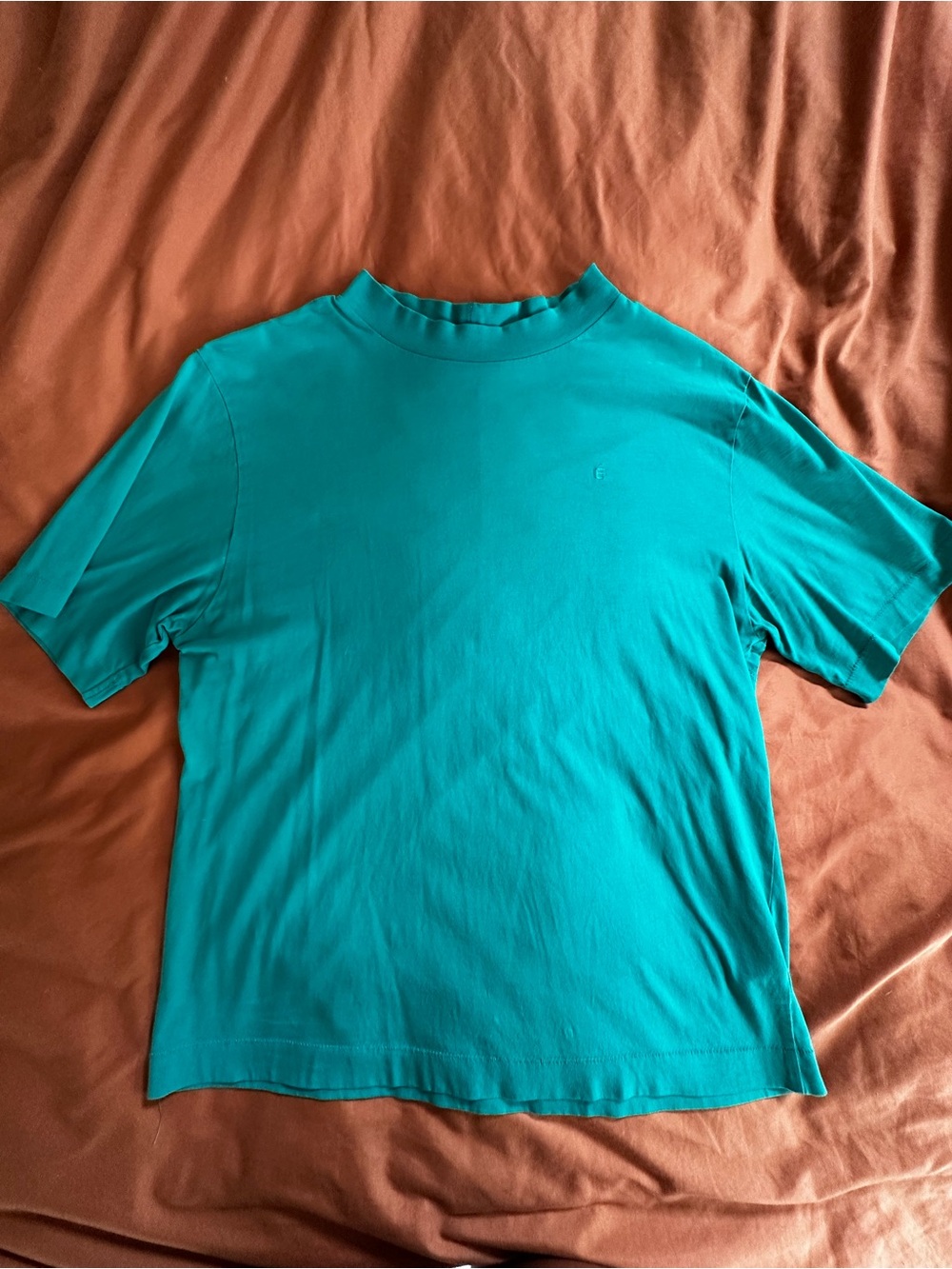 Eutudes Teal Short Sleeve Women's Top